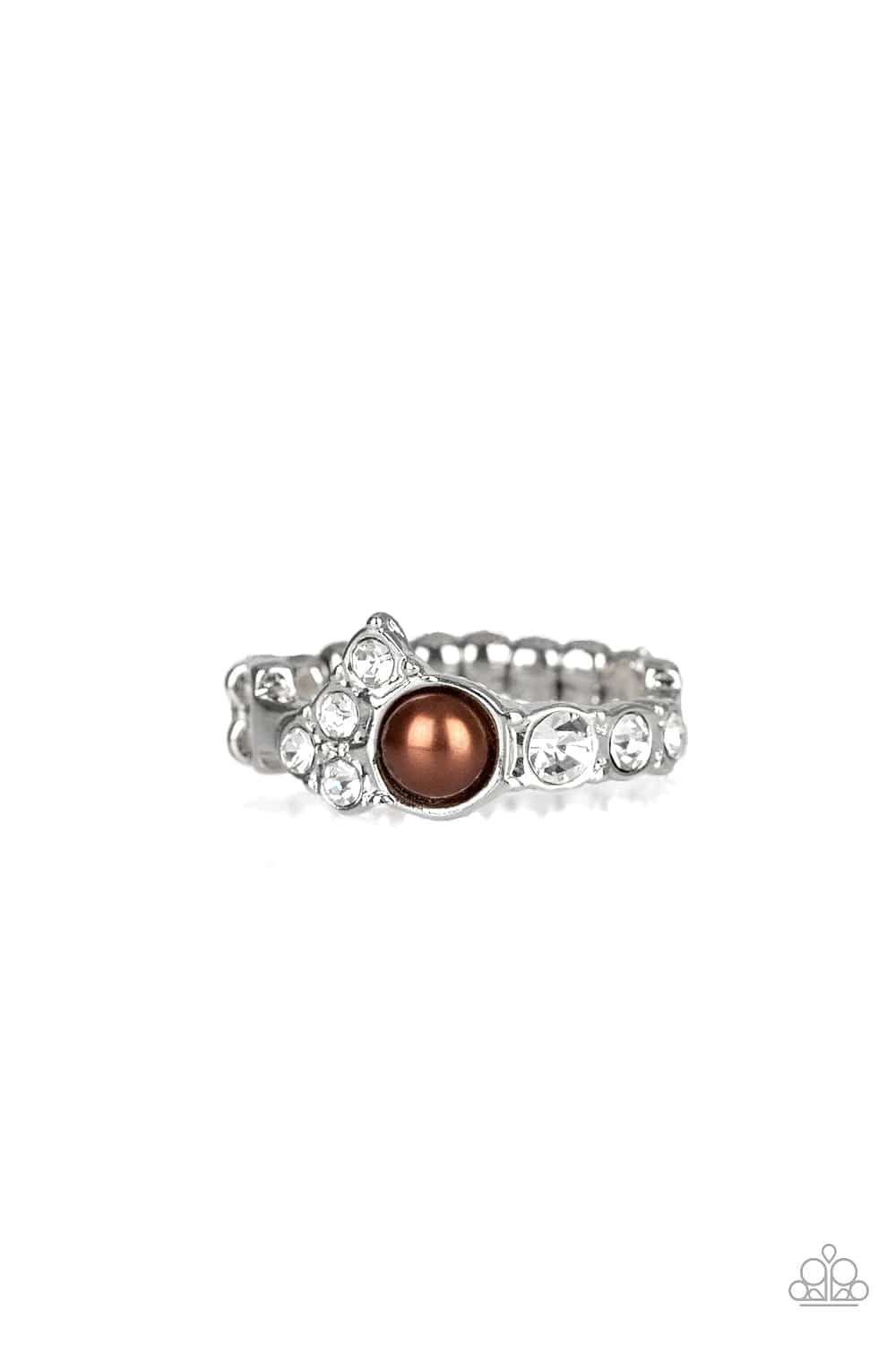 Paparazzi Accessories Ring Center Stage Celebrity - Brown