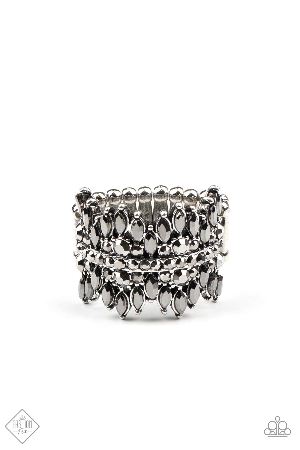 Paparazzi Accessories Ring Cosmic Confetti - Silver