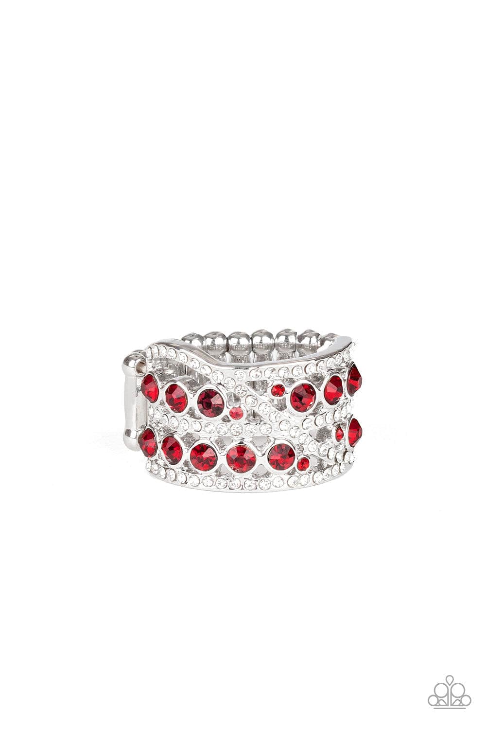 Paparazzi Accessories Ring Elegant Effervescence - Red