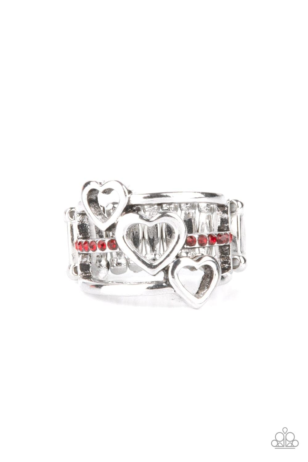 Paparazzi Accessories Ring Give Me AMOR - Red