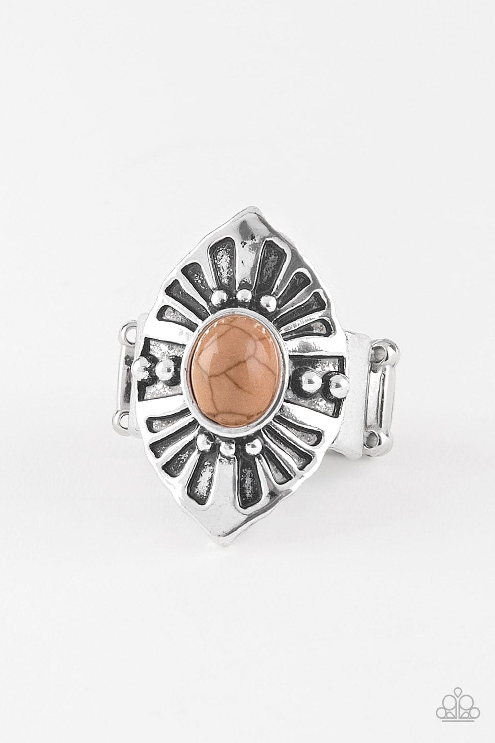 Paparazzi Accessories Ring HOMESTEAD For The Weekend - Brown
