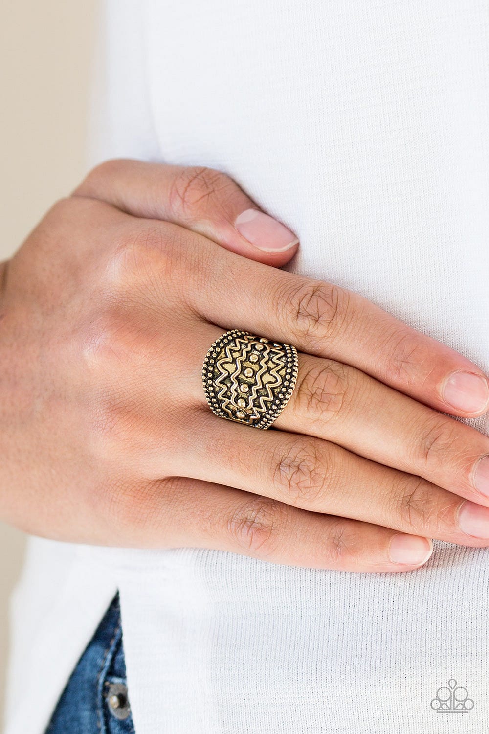 Paparazzi Accessories Ring Island Rover - Brass