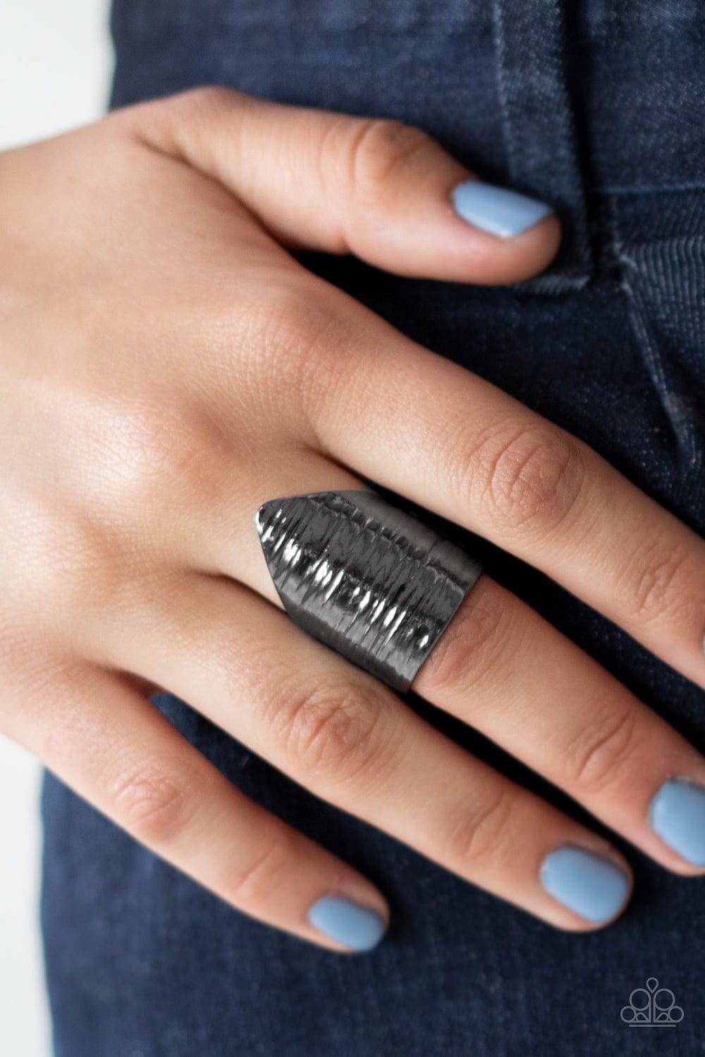 Paparazzi Accessories Ring Make Your Mark - Black