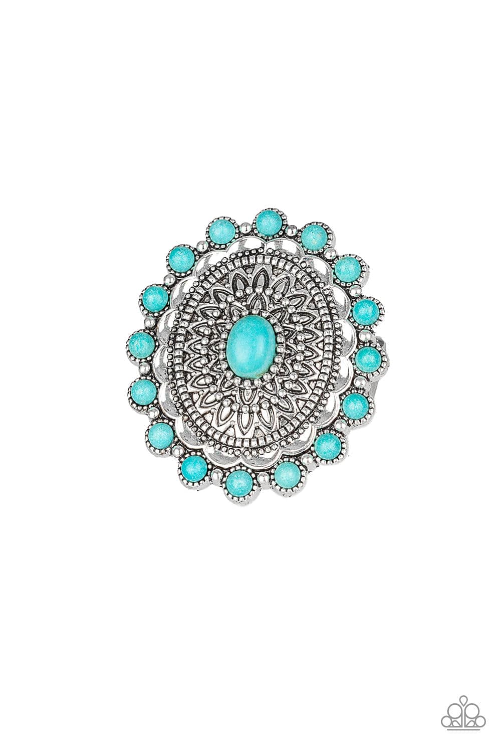 Paparazzi Accessories Ring Mesa Mandala - Blue