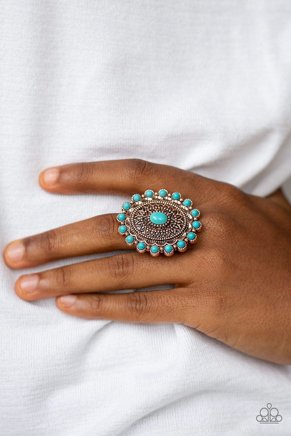 Paparazzi Accessories Ring Mesa Mandala - Copper