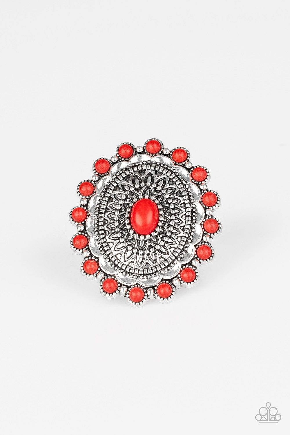 Paparazzi Accessories Ring Mesa Mandala - Red