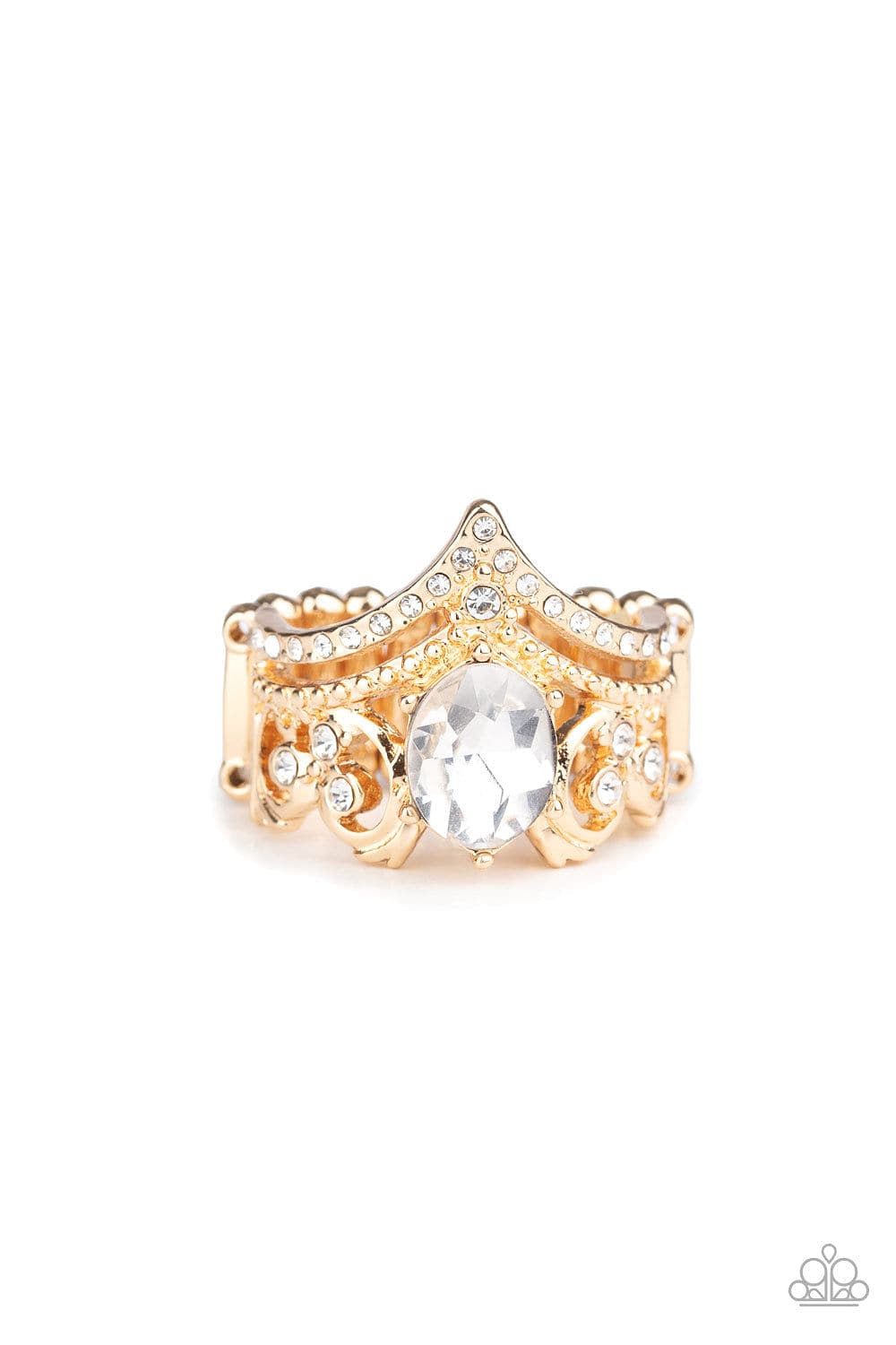 Paparazzi Accessories Ring Metro Queen - Gold