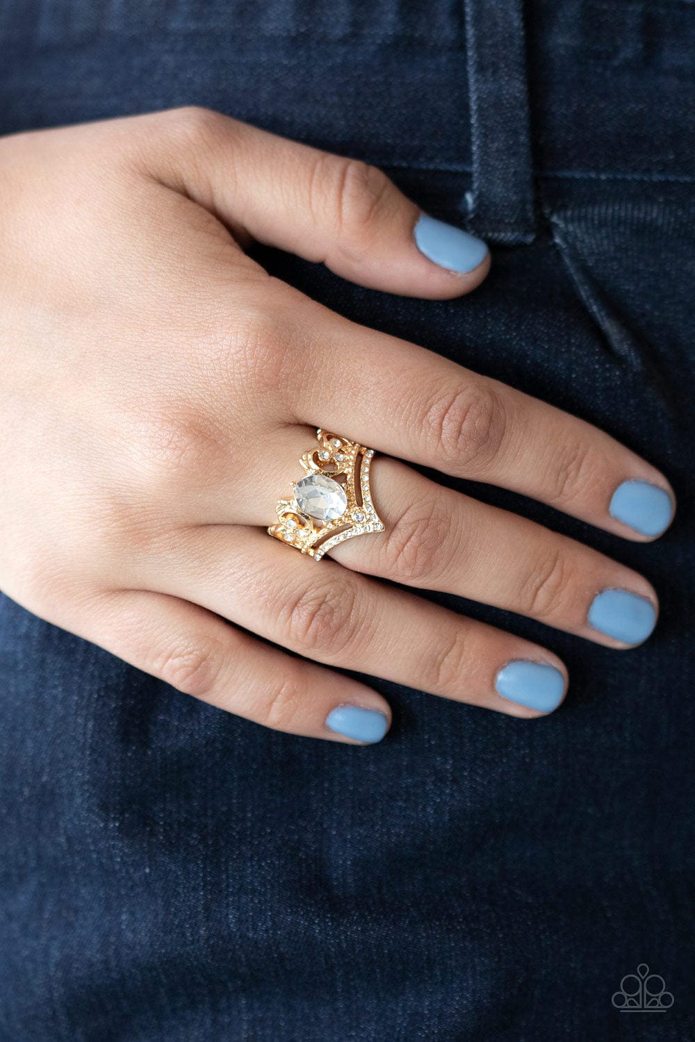 Paparazzi Accessories Ring Metro Queen - Gold