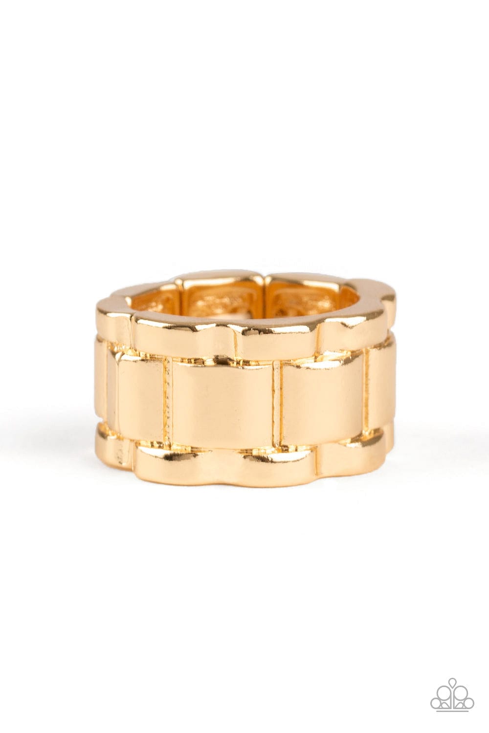 Paparazzi Accessories Ring Modern Machinery - Gold