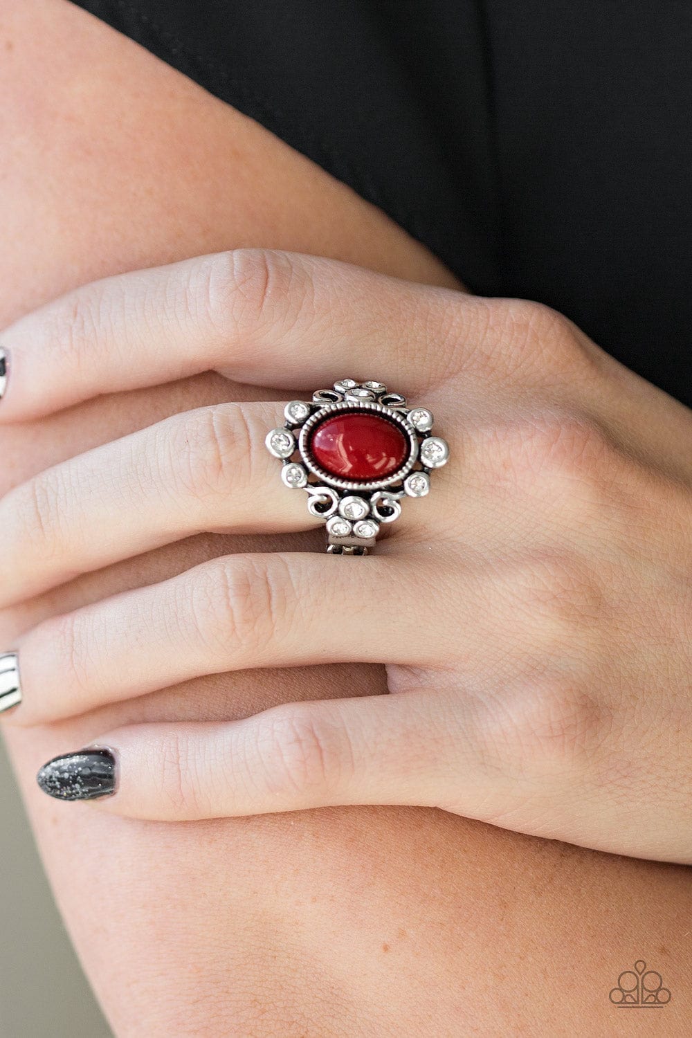 Paparazzi Accessories Ring Noticeably Notable - Red