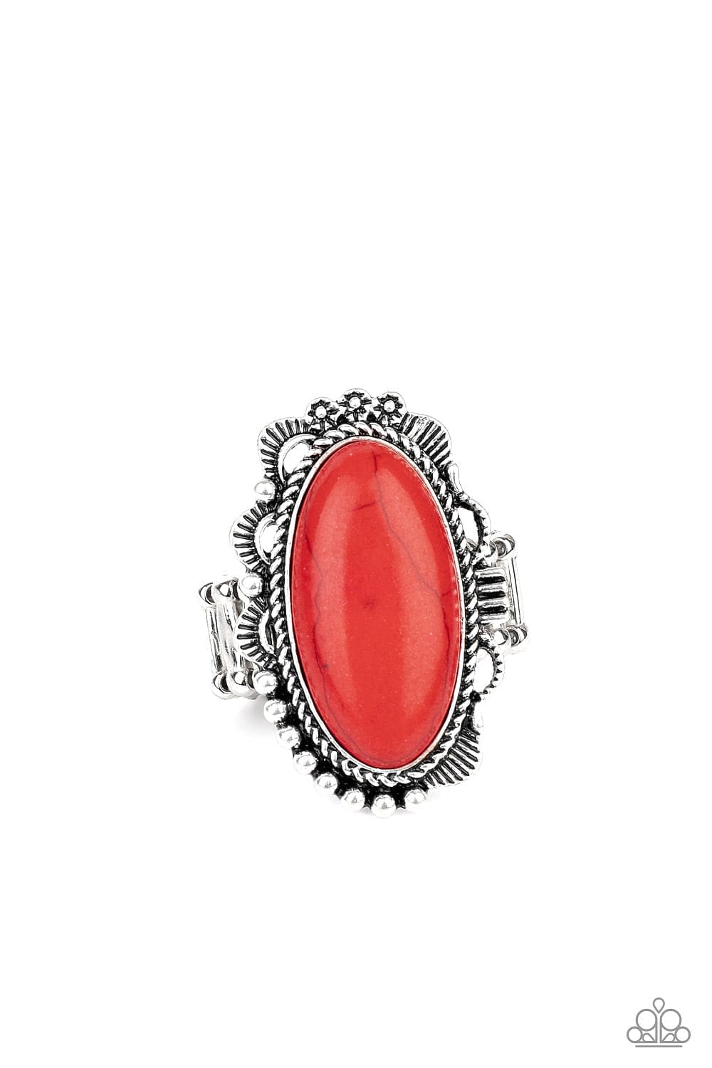 Paparazzi Accessories Ring Open Range - Red