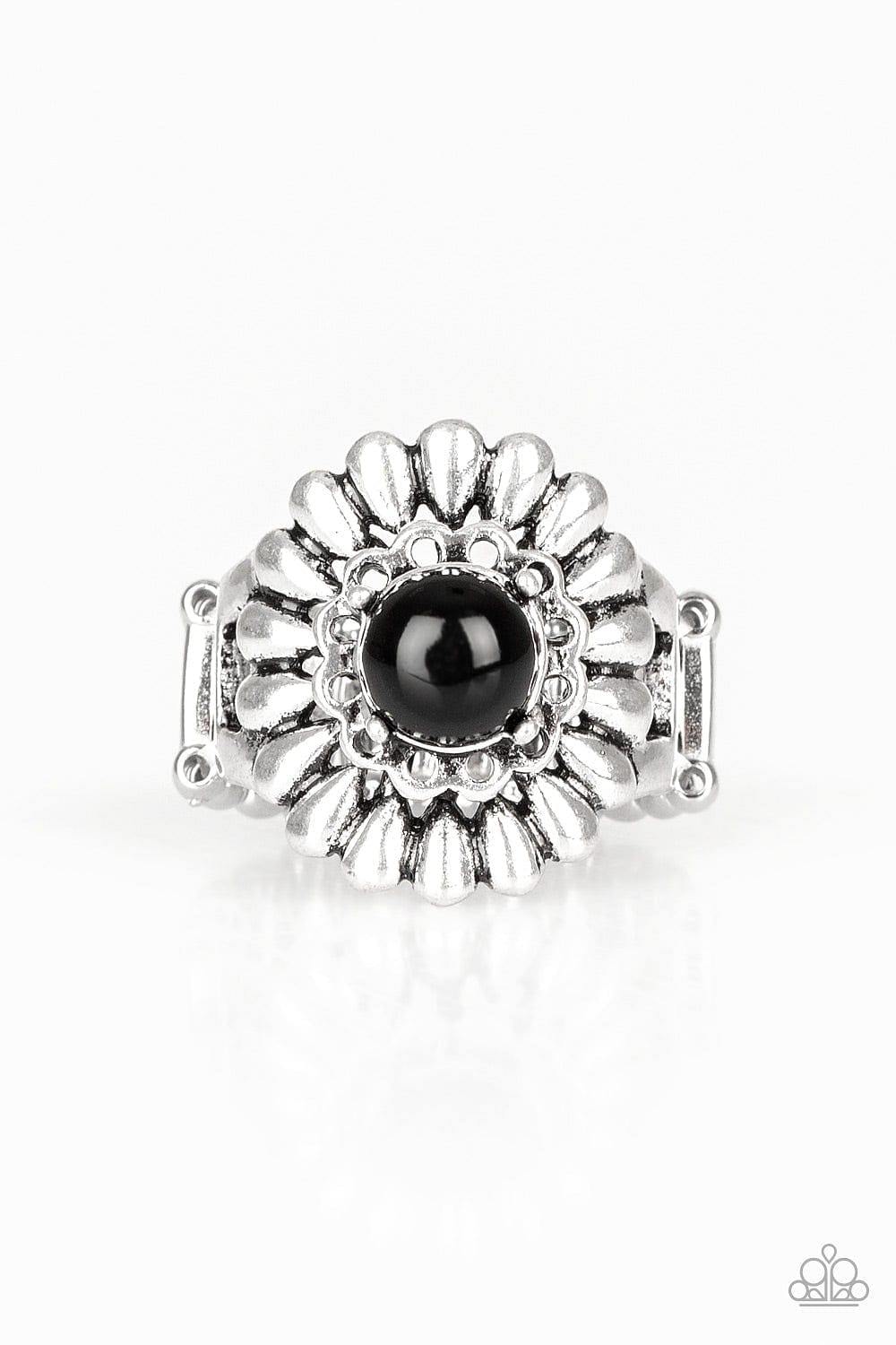 Paparazzi Accessories Ring Poppy Pep - Black