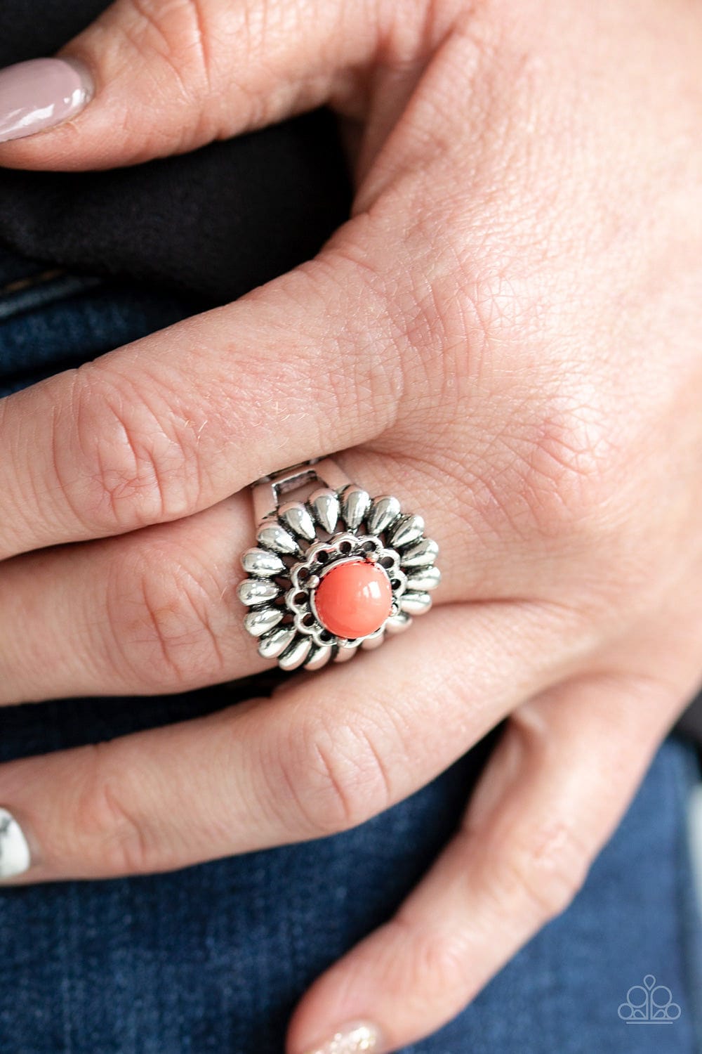 Paparazzi Accessories Ring Poppy Pep - Orange