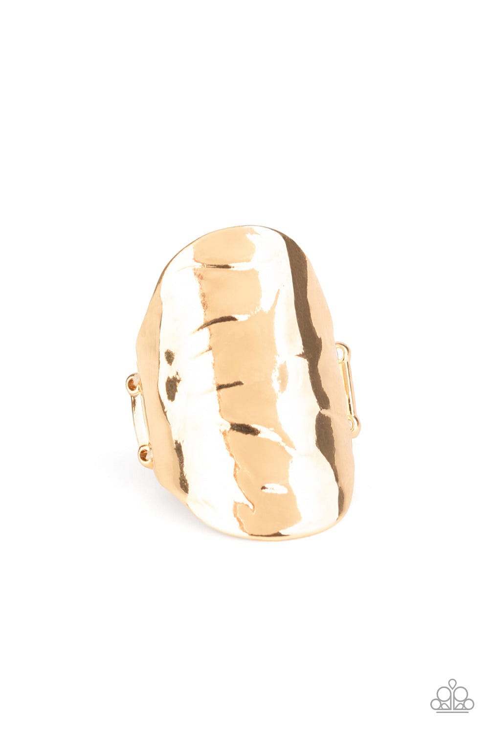 Paparazzi Accessories Ring Retro Ripple - Gold