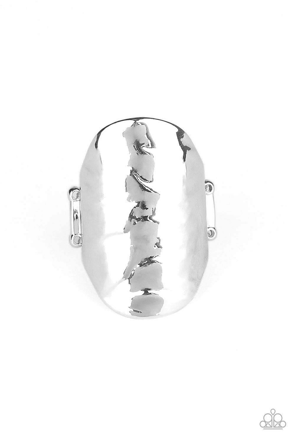 Paparazzi Accessories Ring Retro Ripple - Silver
