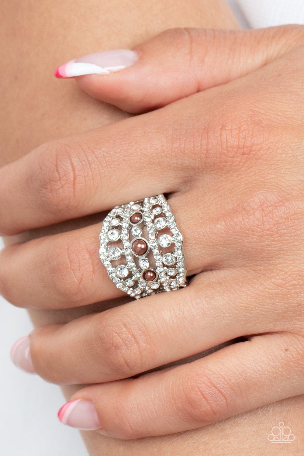 Paparazzi Accessories Ring Sailboat Bling - Brown