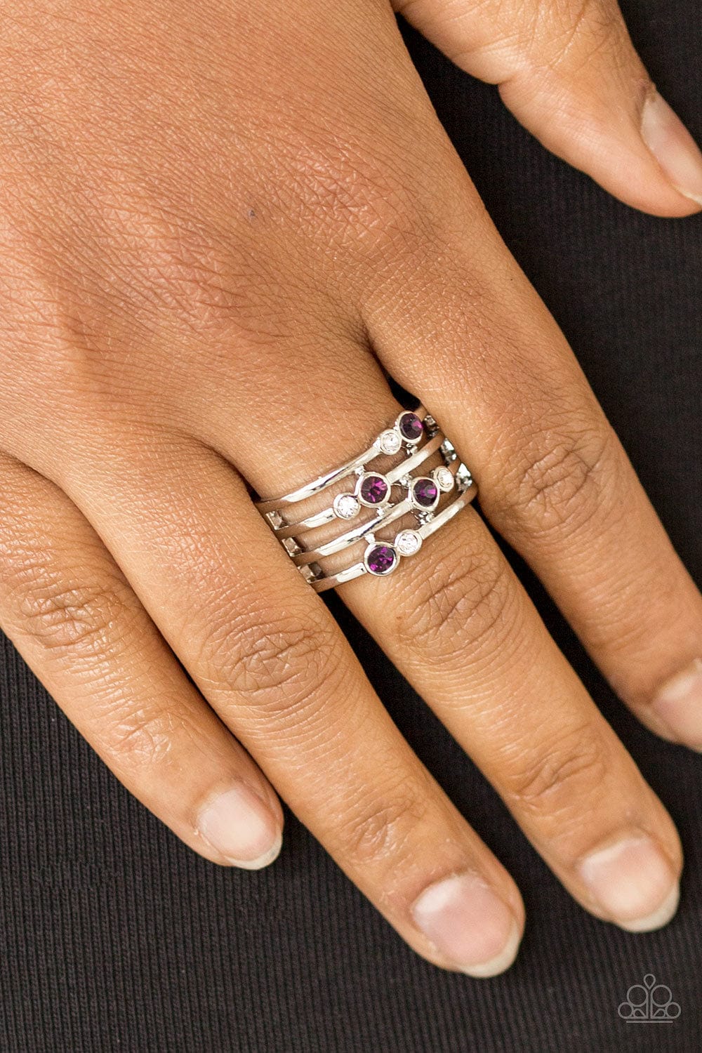 Paparazzi Accessories Ring Sparkle Showdown - Purple