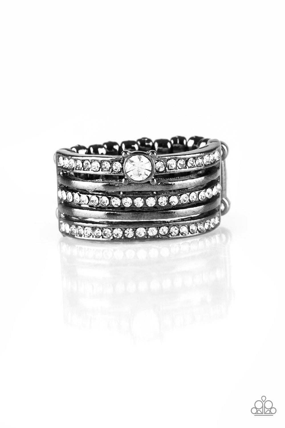 Paparazzi Accessories Ring The Dealmaker - Black