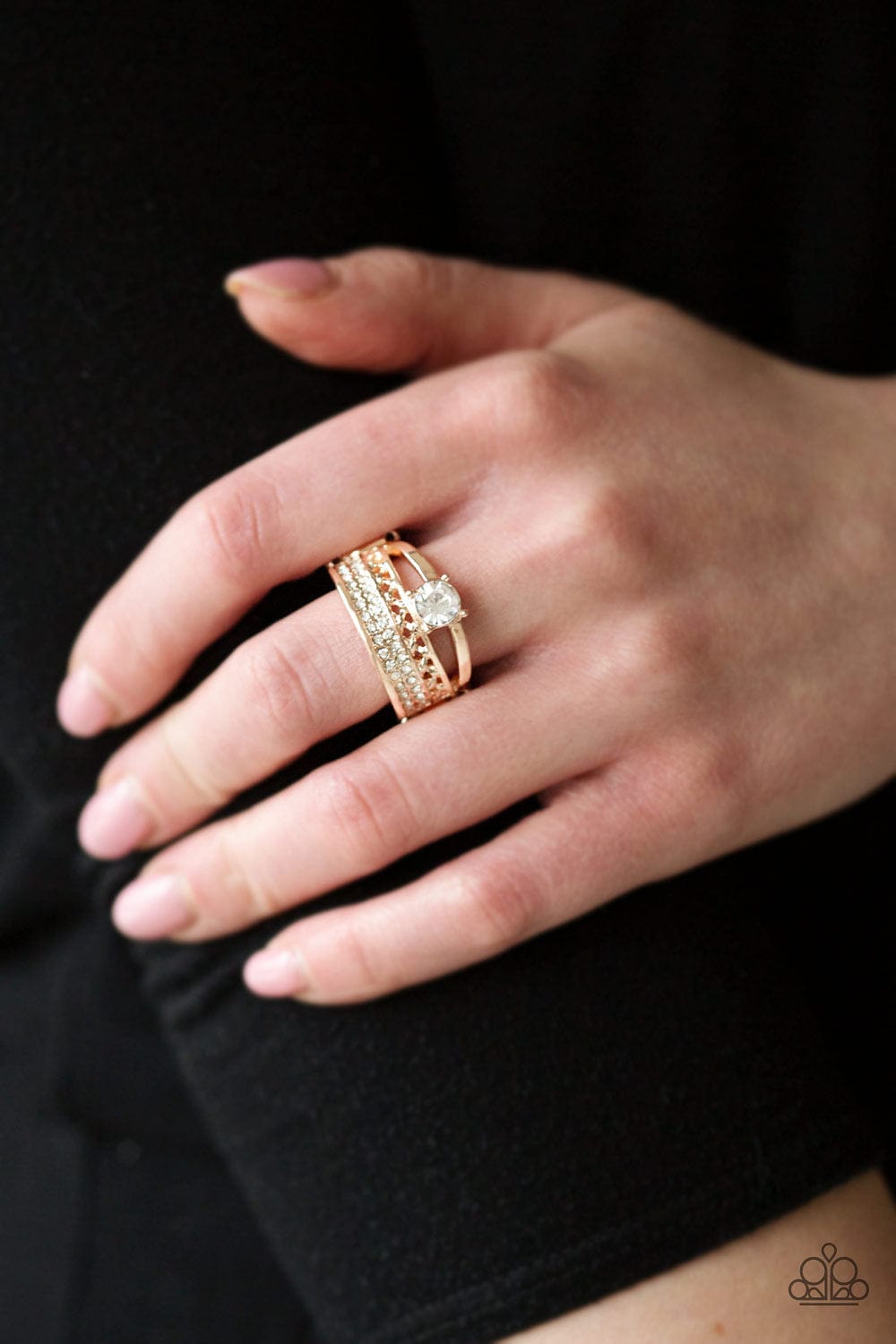 Paparazzi Accessories Ring The Overachiever - Rose Gold
