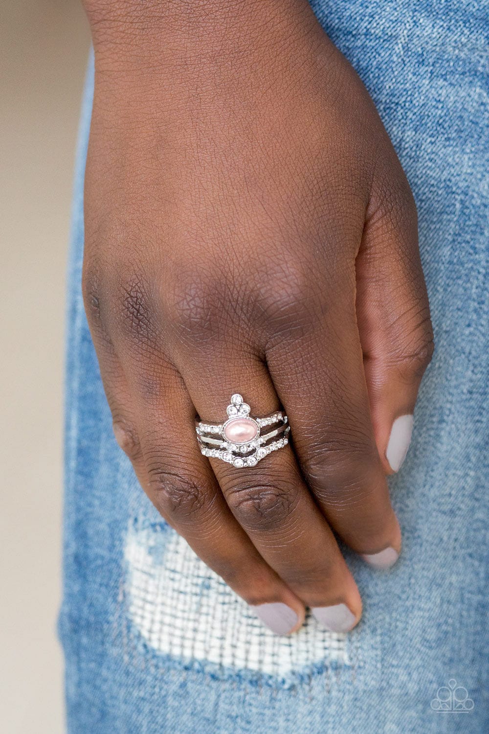 Paparazzi Accessories Ring Timeless Tiaras - Pink