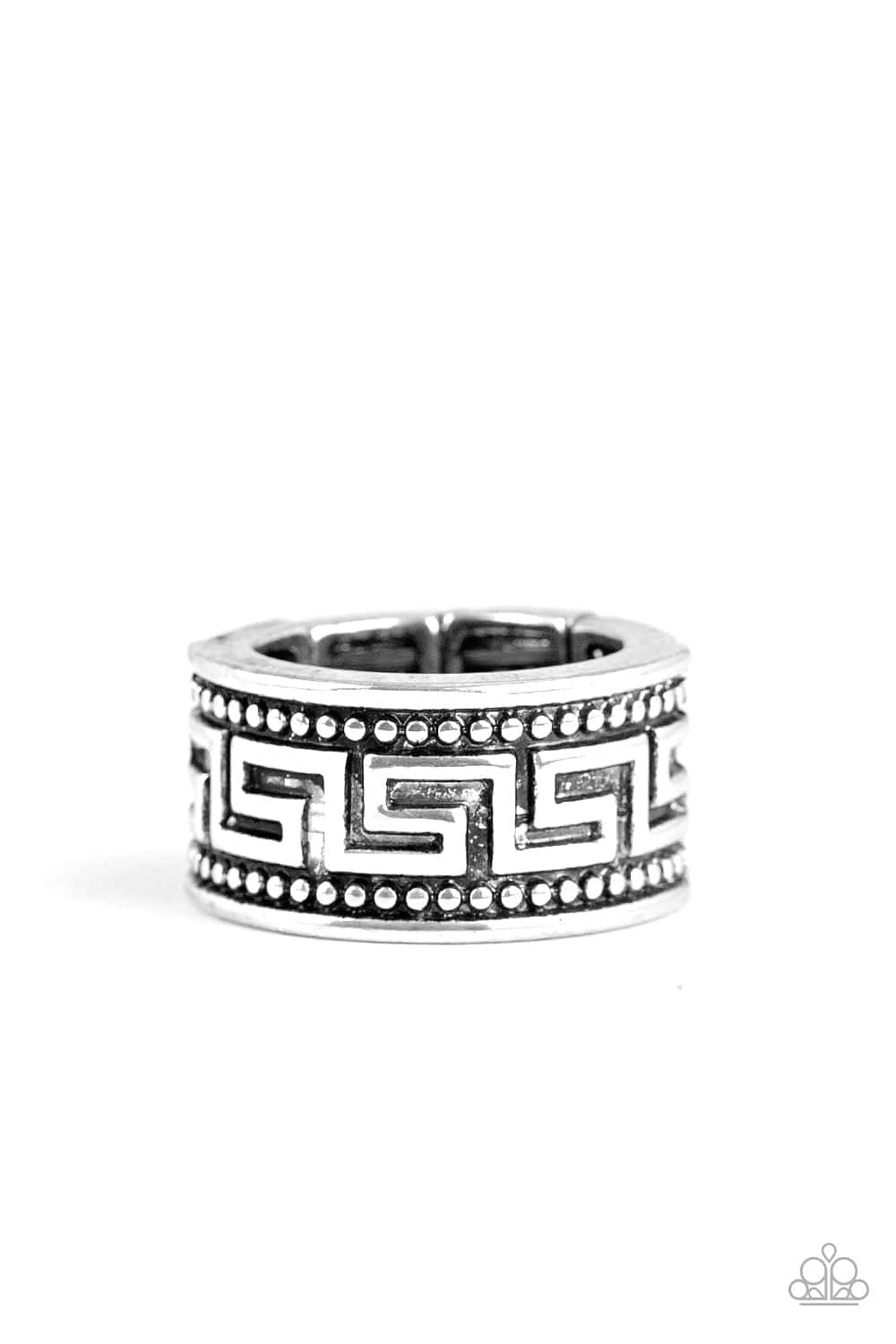 Paparazzi Accessories Ring Tycoon Tribe - Silver