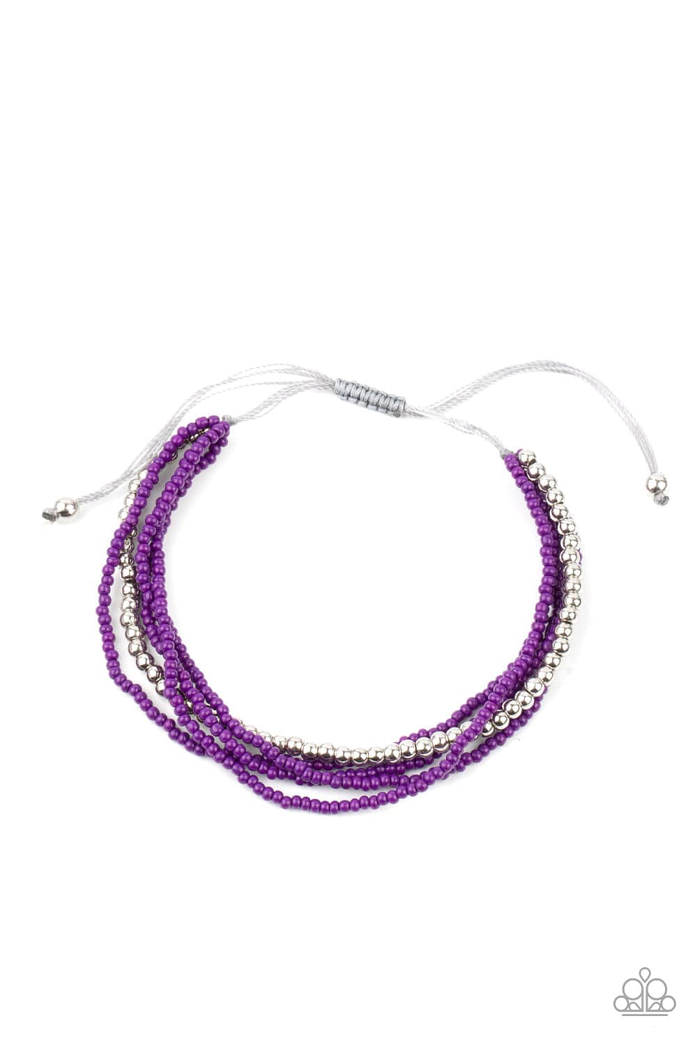 Paparazzi Accessories Bracelet All Beaded Up - Purple