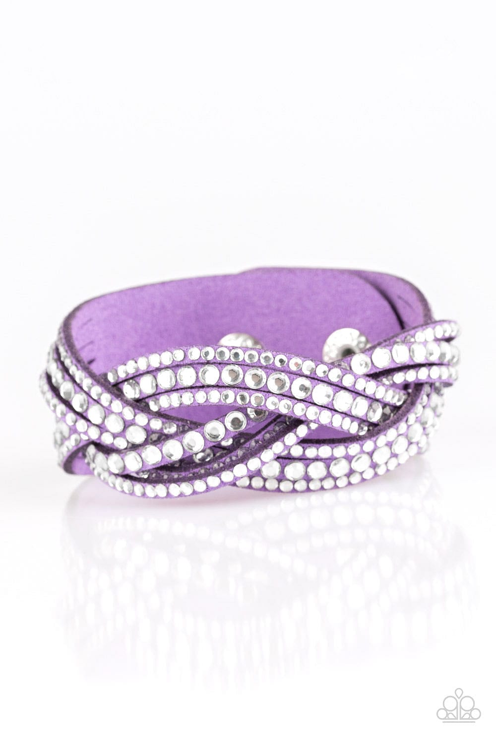 Paparazzi Accessories Bracelet Bring On The Bling - Purple
