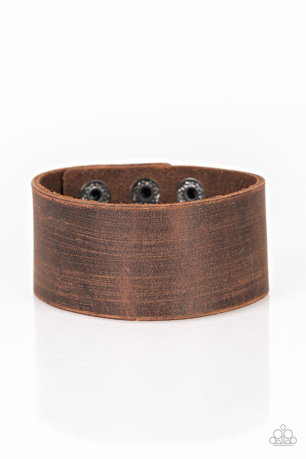 Paparazzi Accessories Bracelet Casually Cowboy - Brown