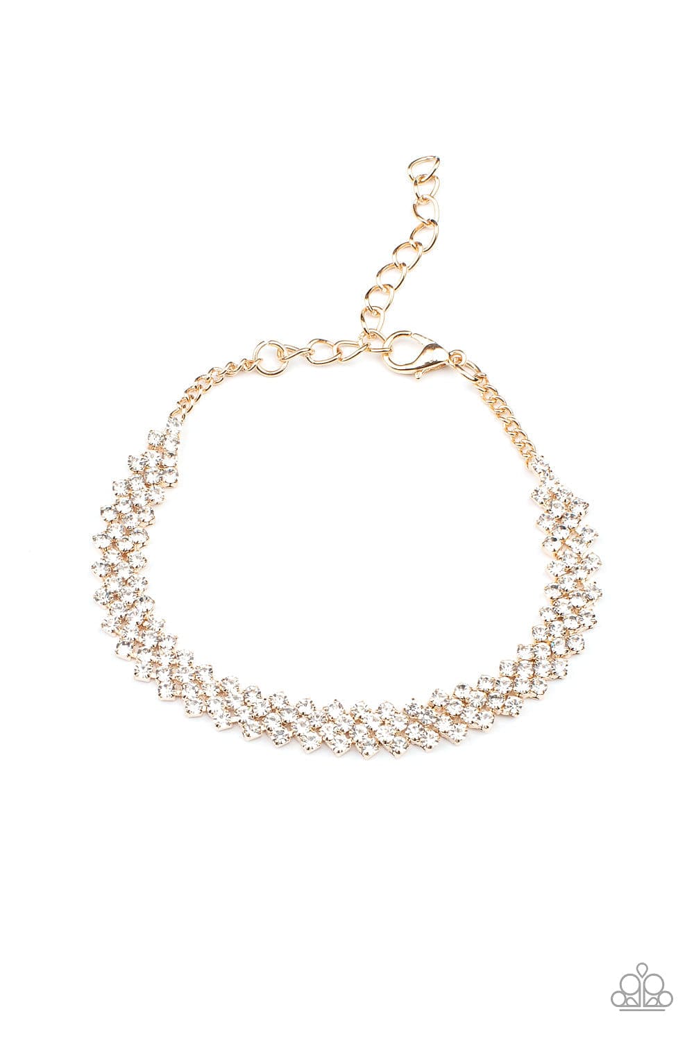 Paparazzi Accessories Bracelet Chicly Candescent - Gold