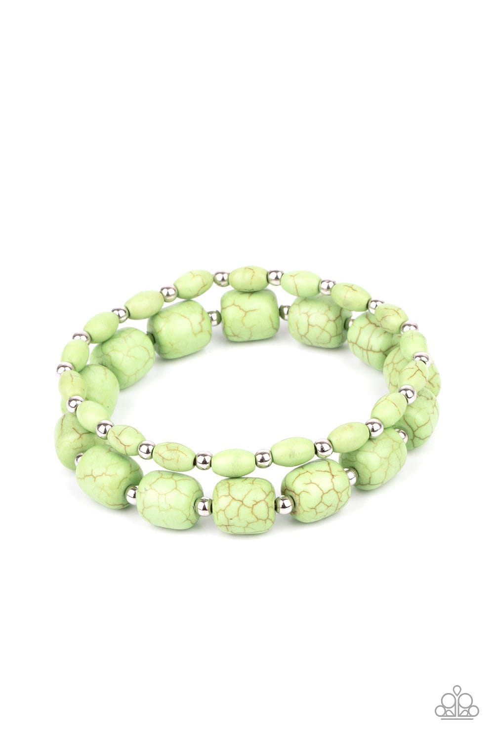 Paparazzi Accessories Bracelet Colorfully Country - Green