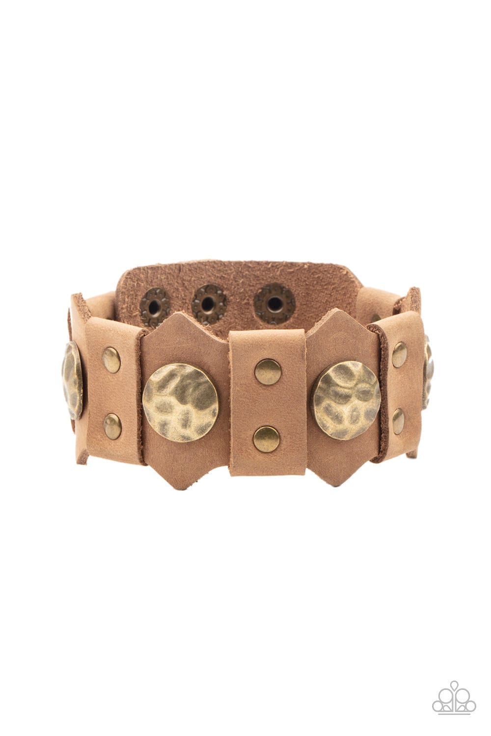 Paparazzi Accessories Bracelet Electrified Edge - Brown