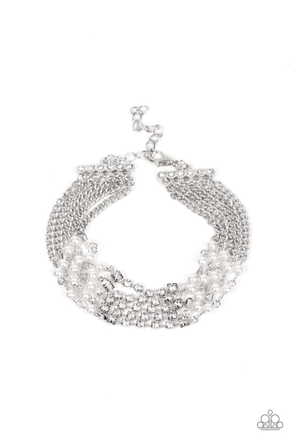 Paparazzi Accessories Bracelet Experienced in Elegance - White