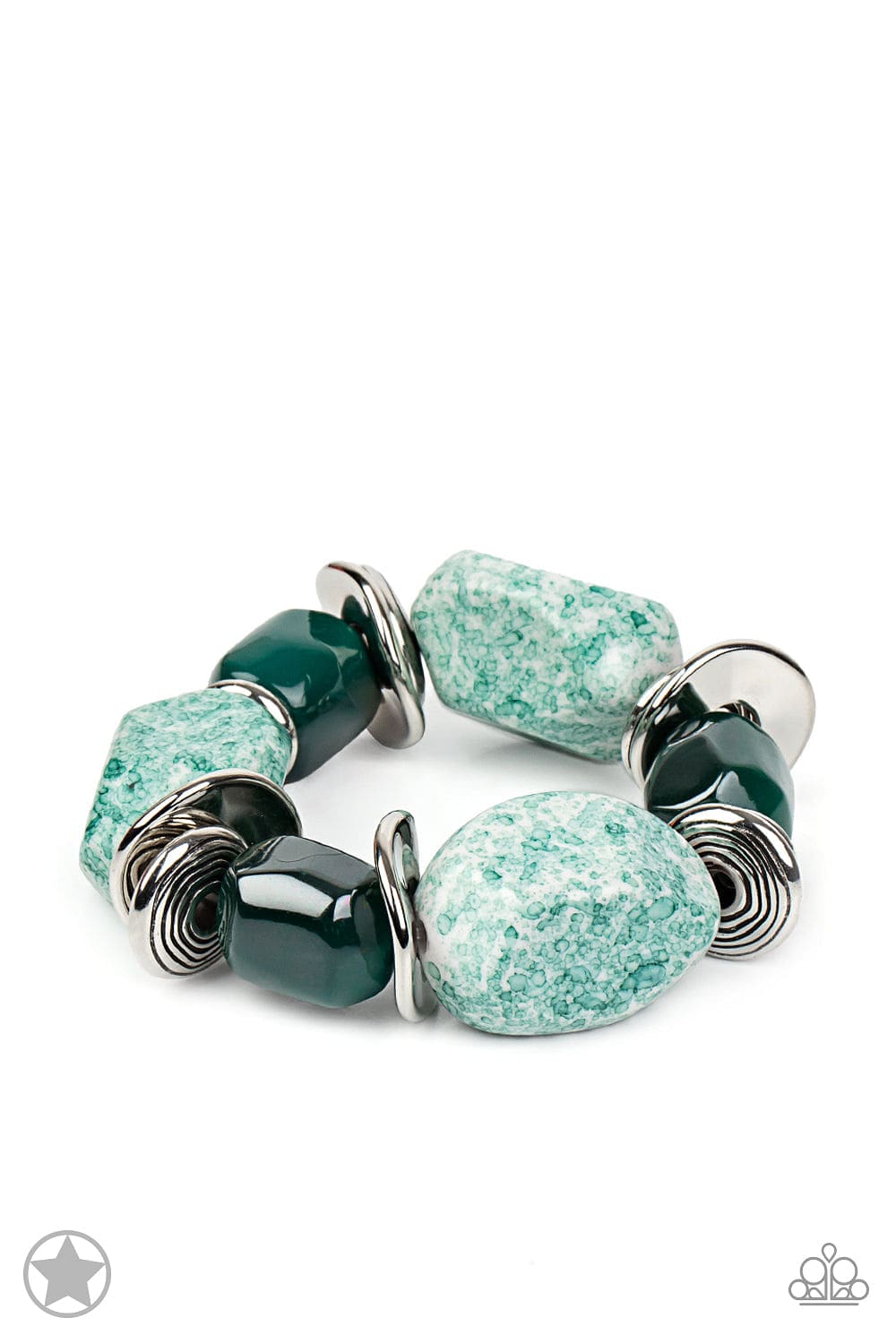 Paparazzi Accessories Bracelet Glaze of Glory - Blue