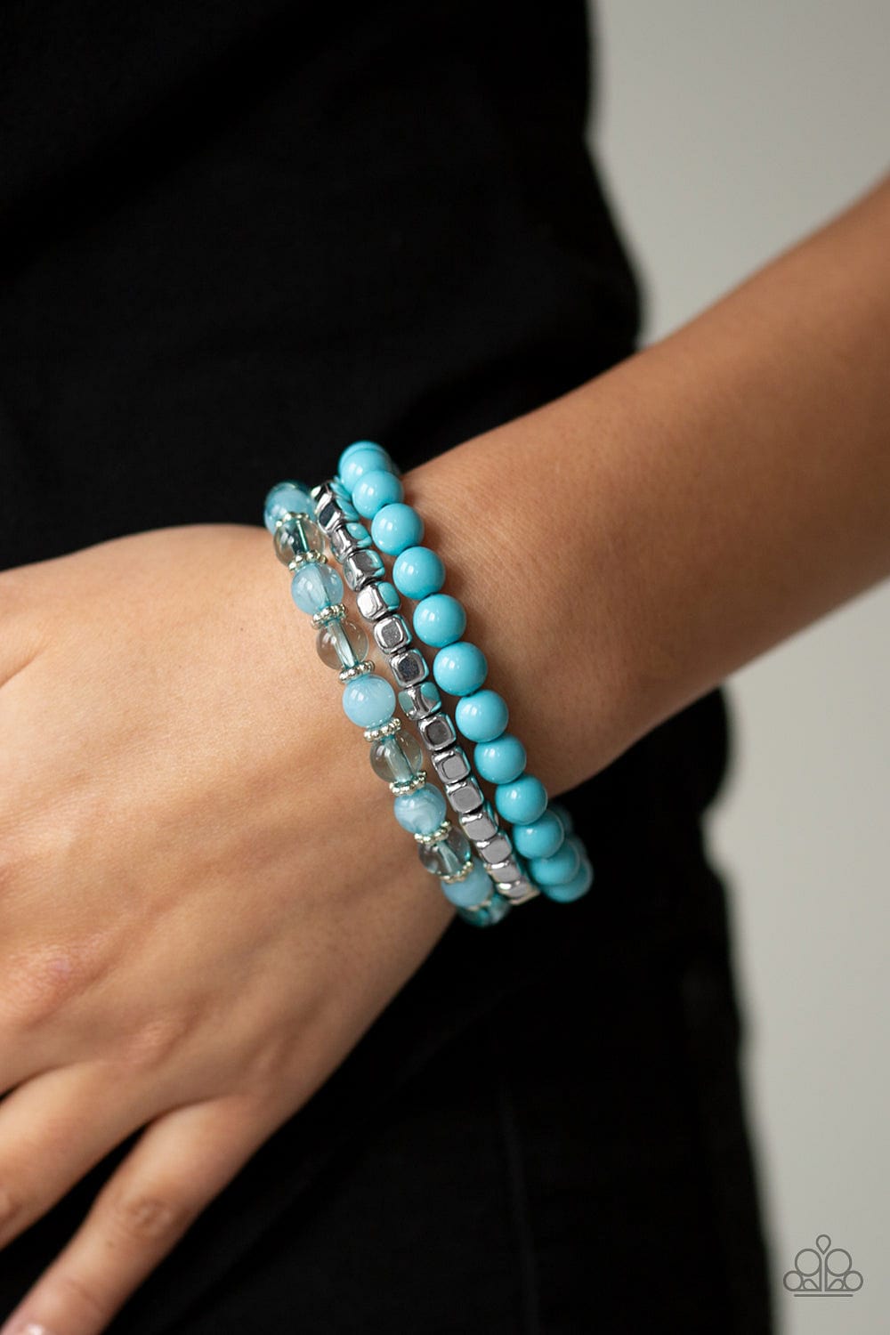 Paparazzi Accessories Bracelet Globetrotter Glam - Blue