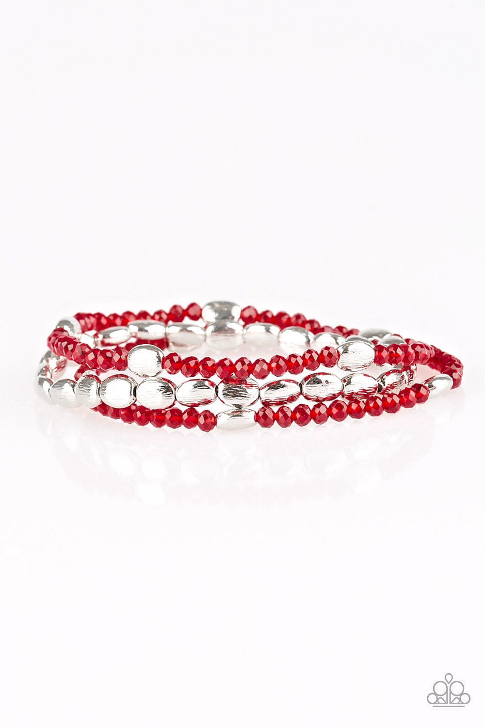 Paparazzi Accessories Bracelet Hello Beautiful - Red