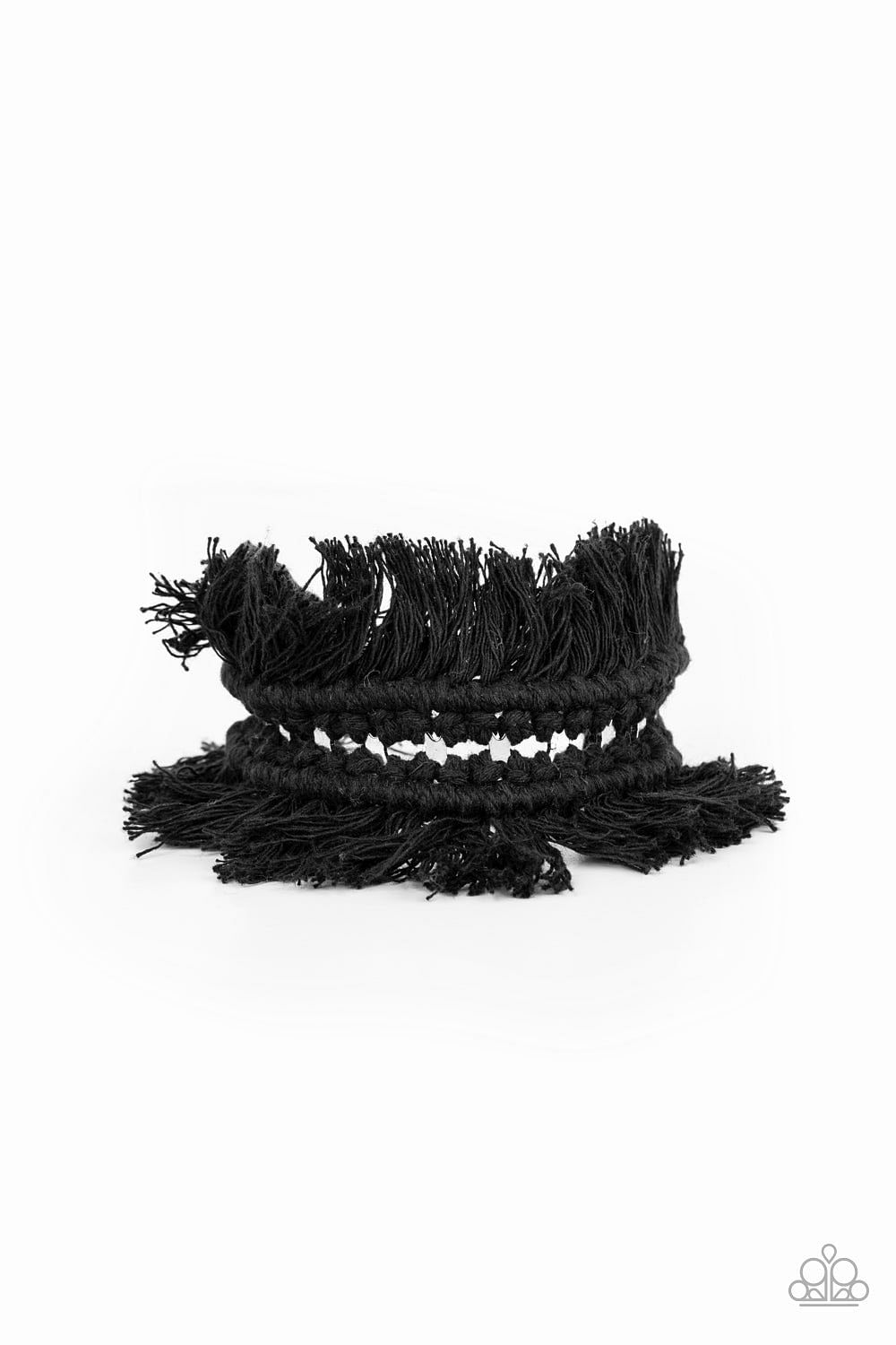 Paparazzi Accessories Bracelet Homespun Hardware - Black