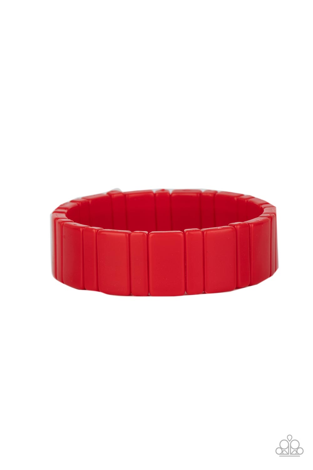 Paparazzi Accessories Bracelet In Plain SIGHTSEER - Red