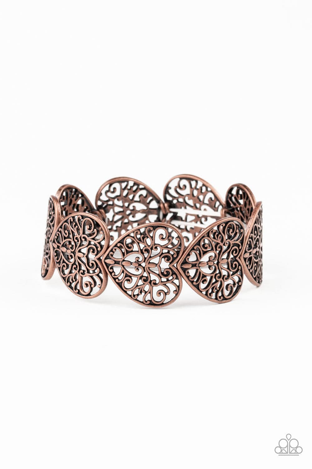Paparazzi Accessories Bracelet Keep Love In Your Heart - Copper