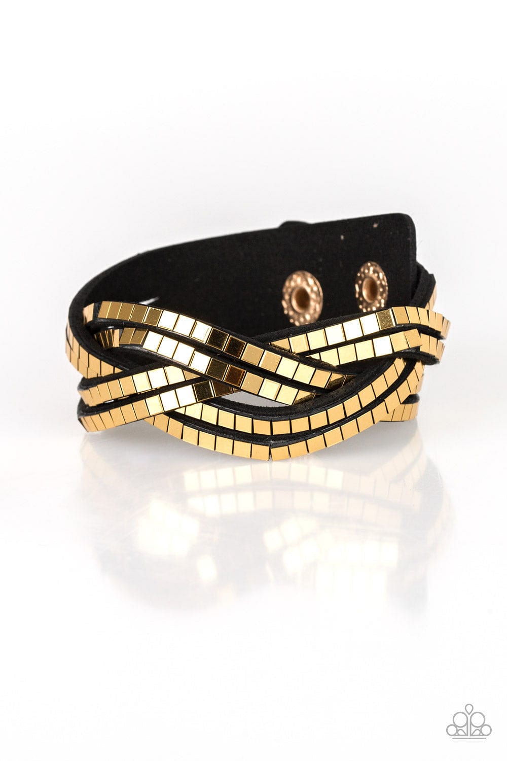 Paparazzi Accessories Bracelet Looking For Trouble - Gold