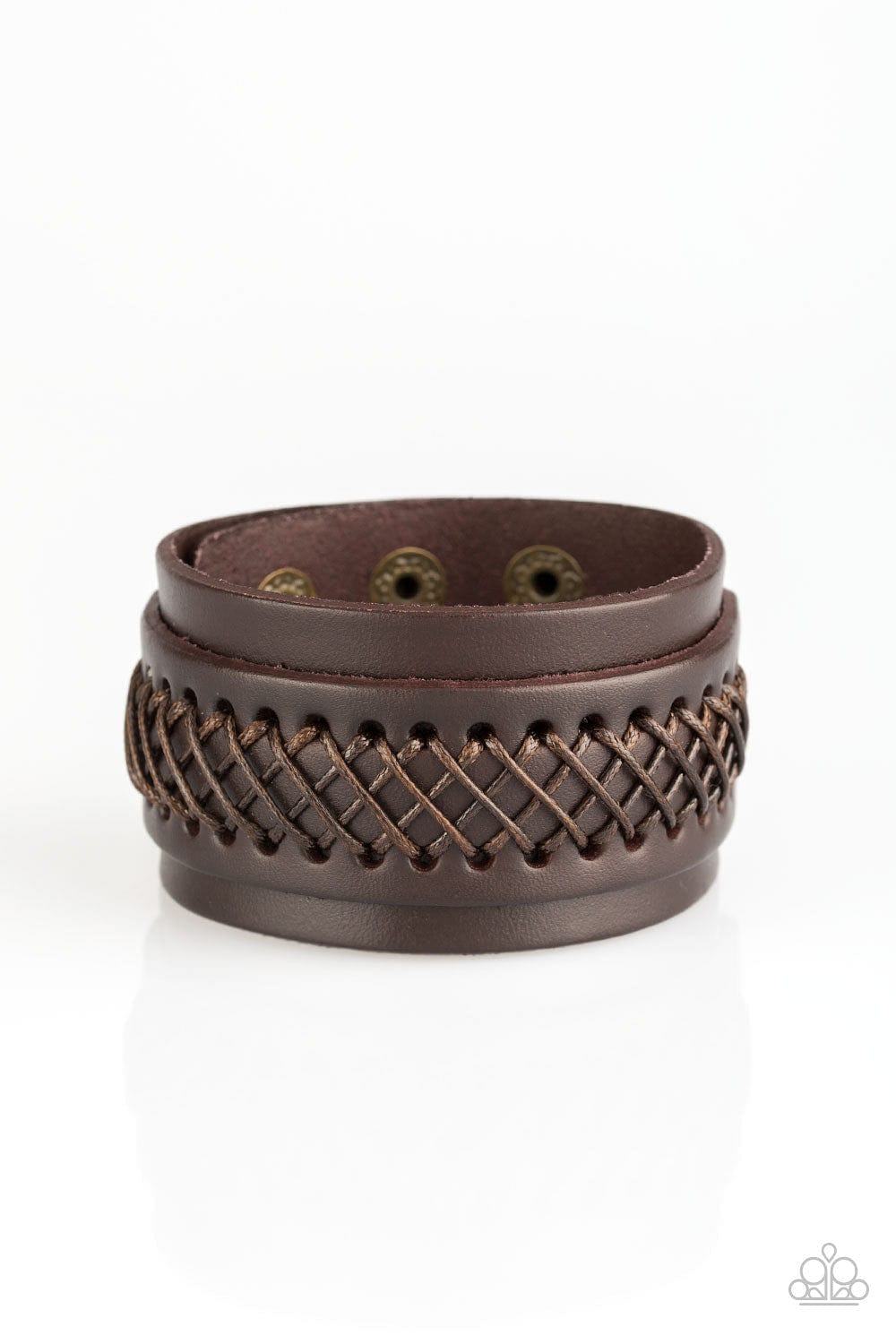 Paparazzi Accessories Bracelet OUTLAW and Order - Brown