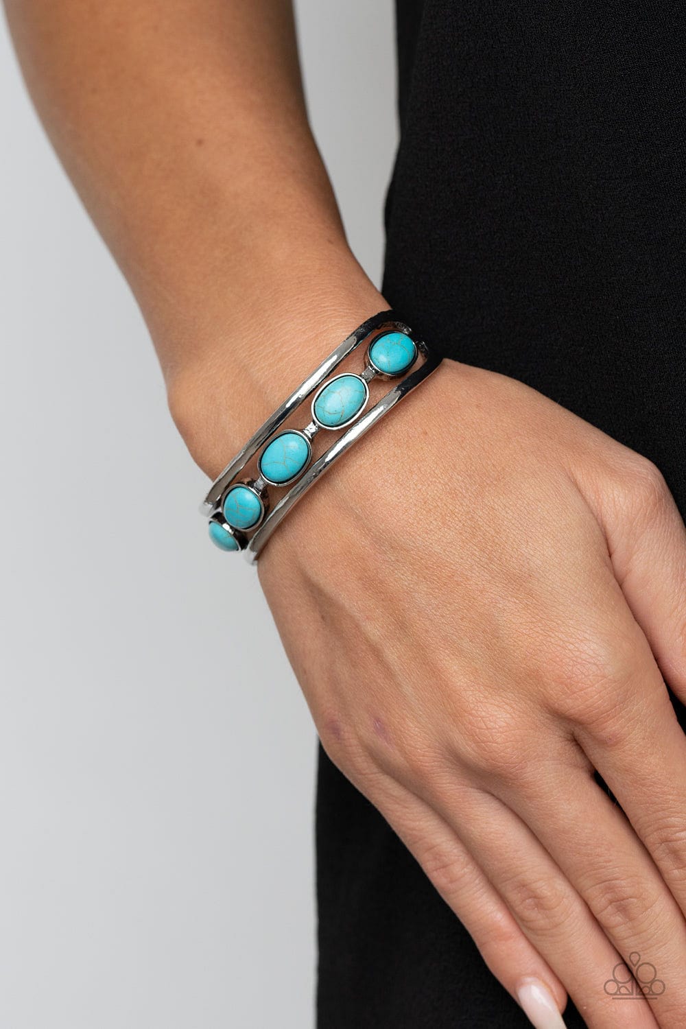 Paparazzi Accessories Bracelet River Rock Canyons - Blue