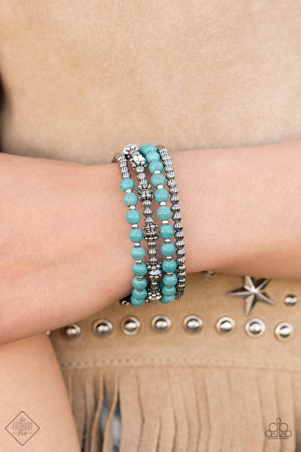 Paparazzi Accessories Bracelet Road Trip Remix - Blue