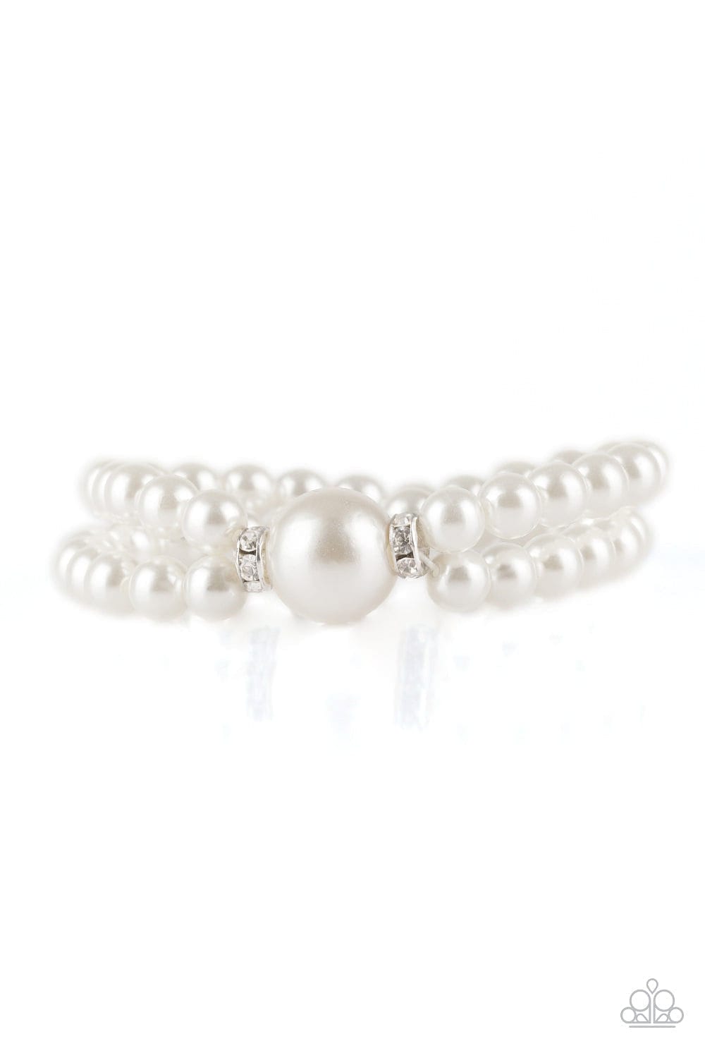 Paparazzi Accessories Bracelet Romantic Redux - White