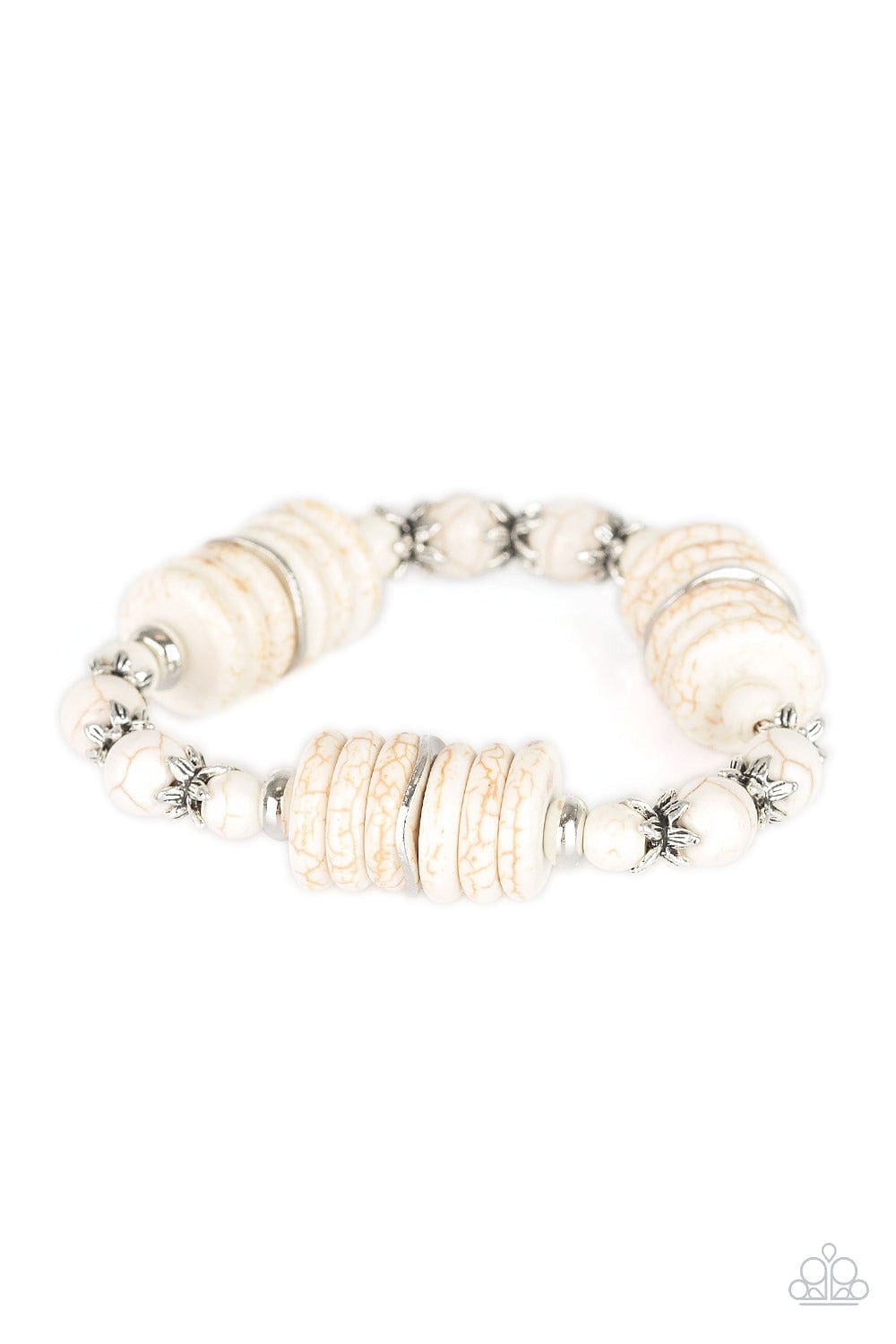 Paparazzi Accessories Bracelet Sagebrush Serenade - White