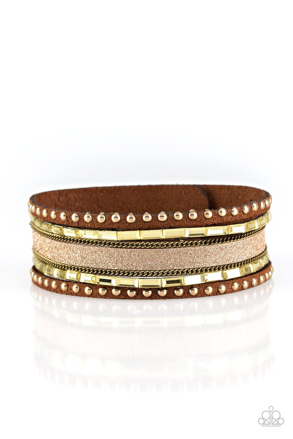 Paparazzi Accessories Bracelet Seize The Sass - Brass