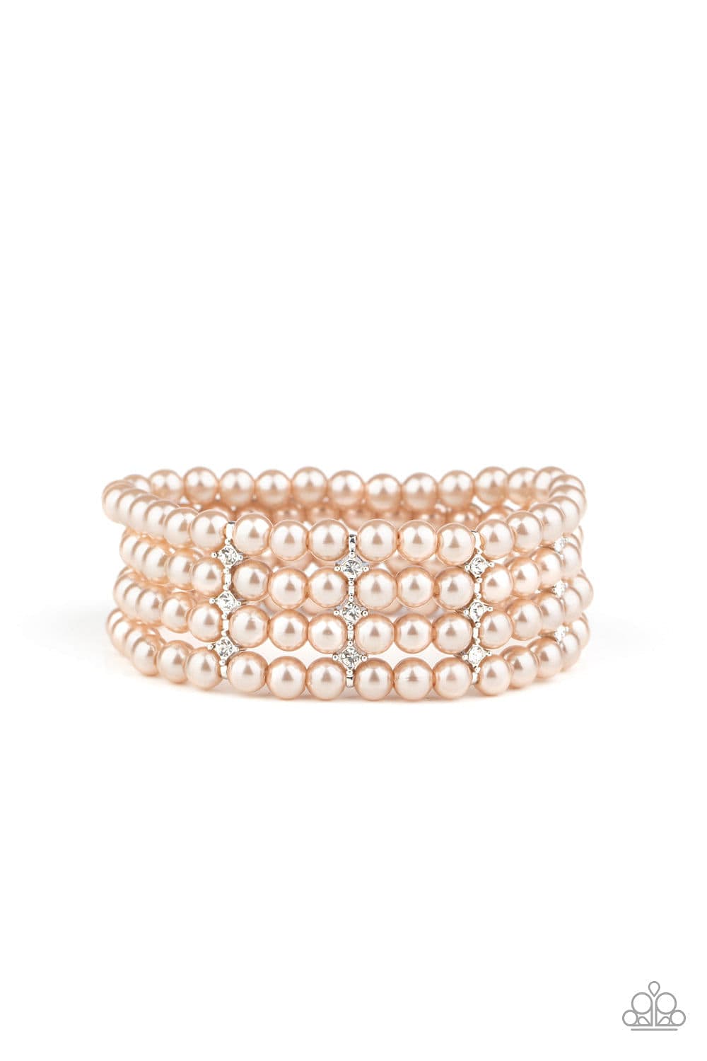 Paparazzi Accessories Bracelet Stacked To The Top - Brown