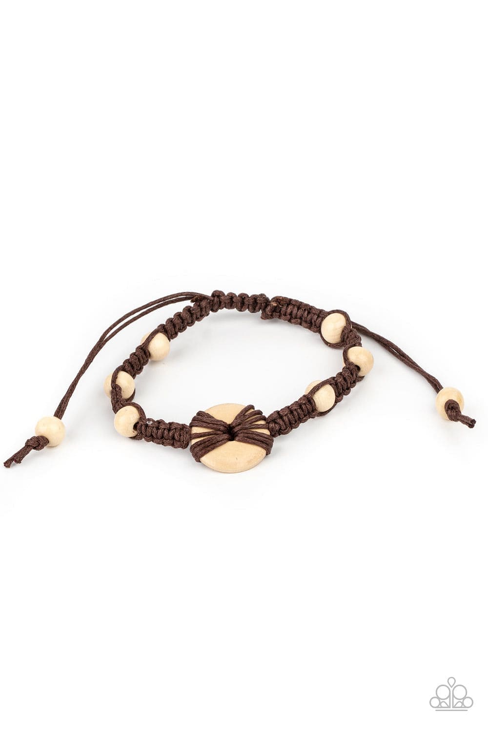 Paparazzi Accessories Bracelet The Road KNOT Taken - Brown