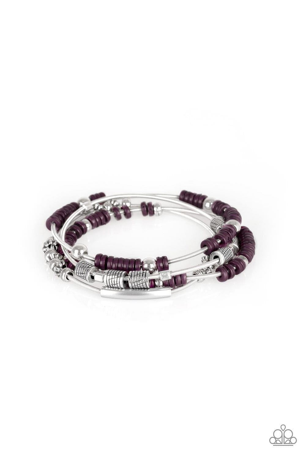 Paparazzi Accessories Bracelet Tribal Spunk - Purple