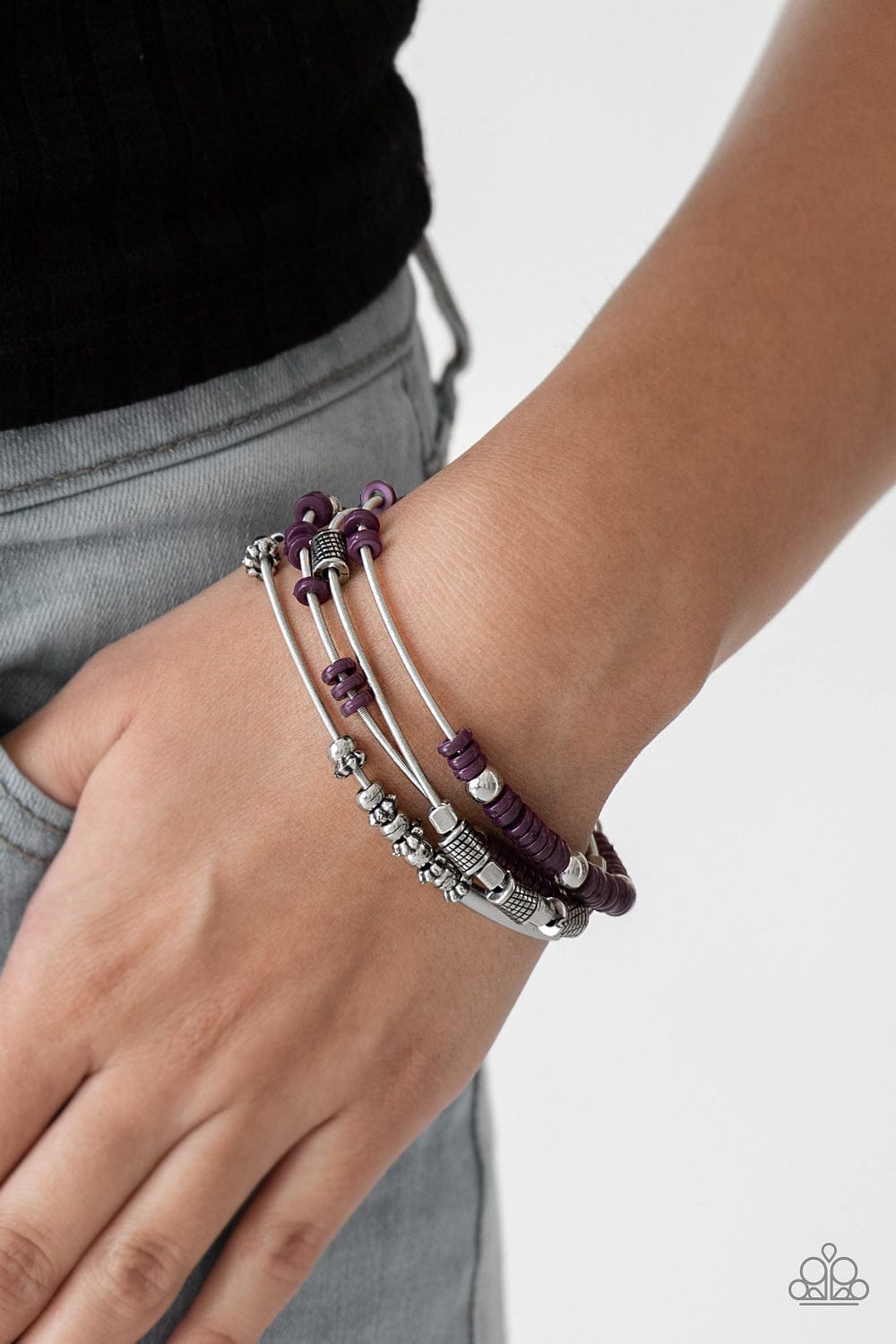 Paparazzi Accessories Bracelet Tribal Spunk - Purple