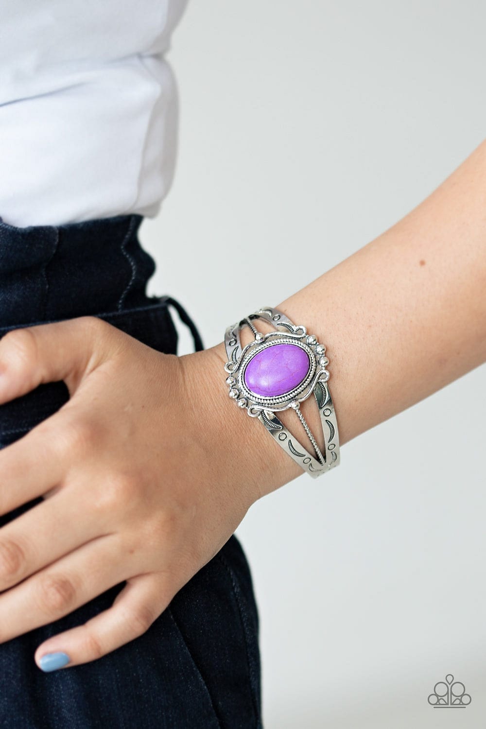 Paparazzi Accessories Bracelet Very TERRA-torial - Purple
